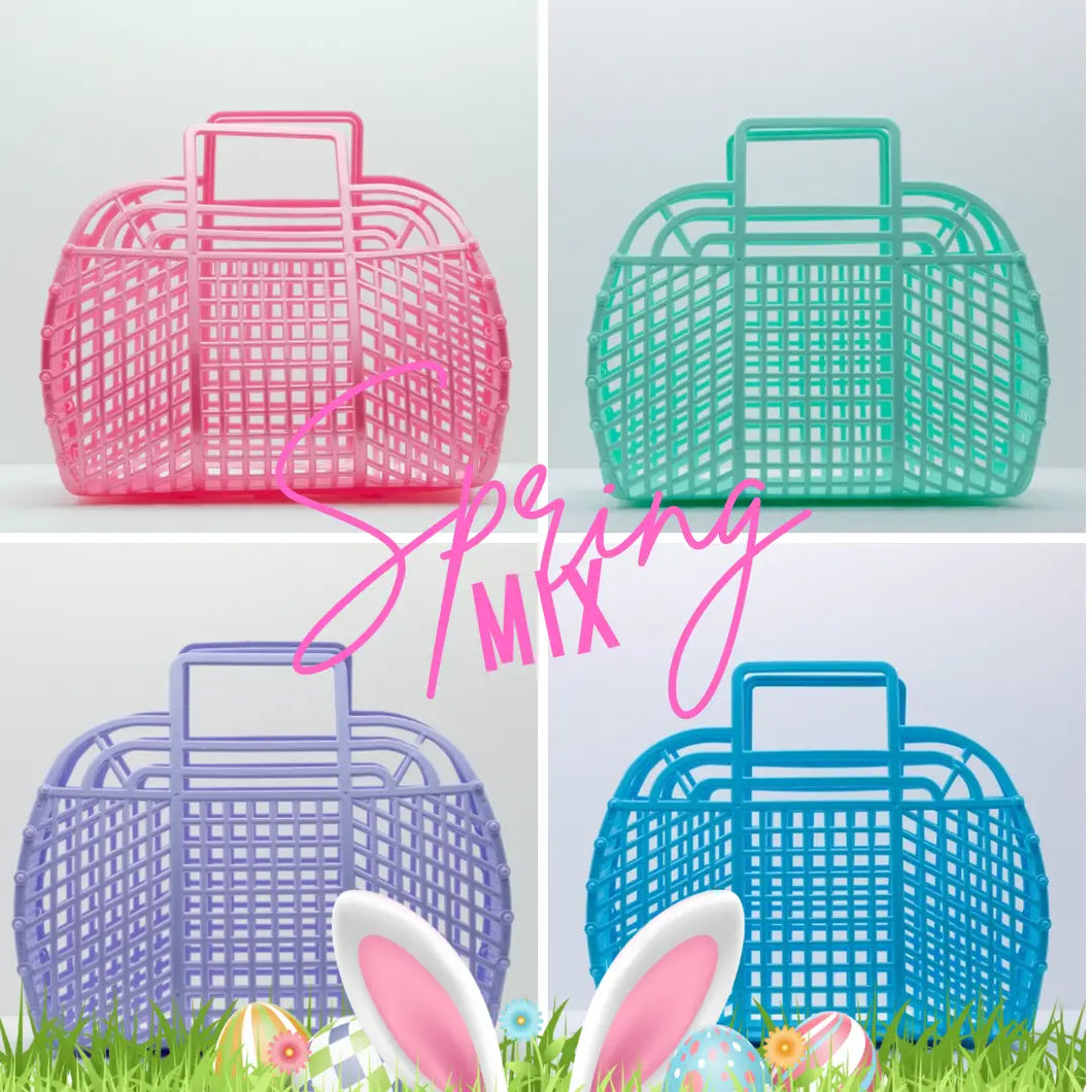 Jelly Tote Basket