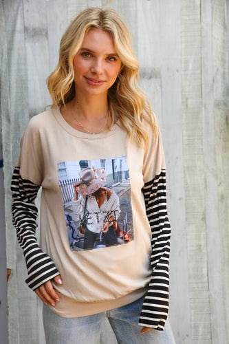 BeDazzled Graphic Long Sleeve